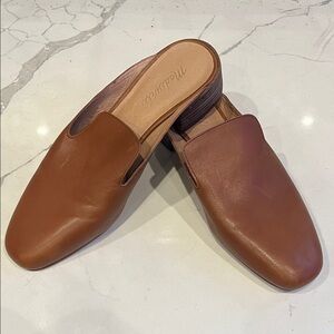 Madewell Tan Women's Leather Mules